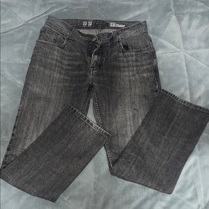 INC International Concepts Dark Gray Slim Straight Jeans